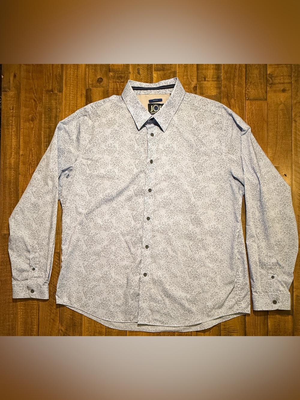 Joseph Abboud JOÉ Men’s XXL Slim Fit Patterned Dress Shirt